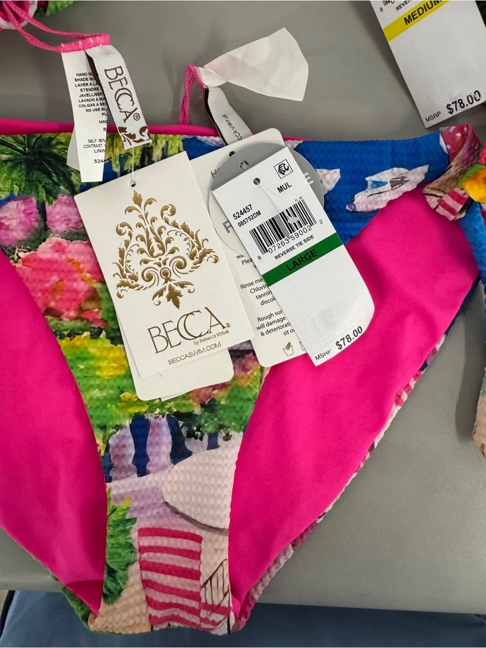 BECCA Positano Reversible Bikini Bottom